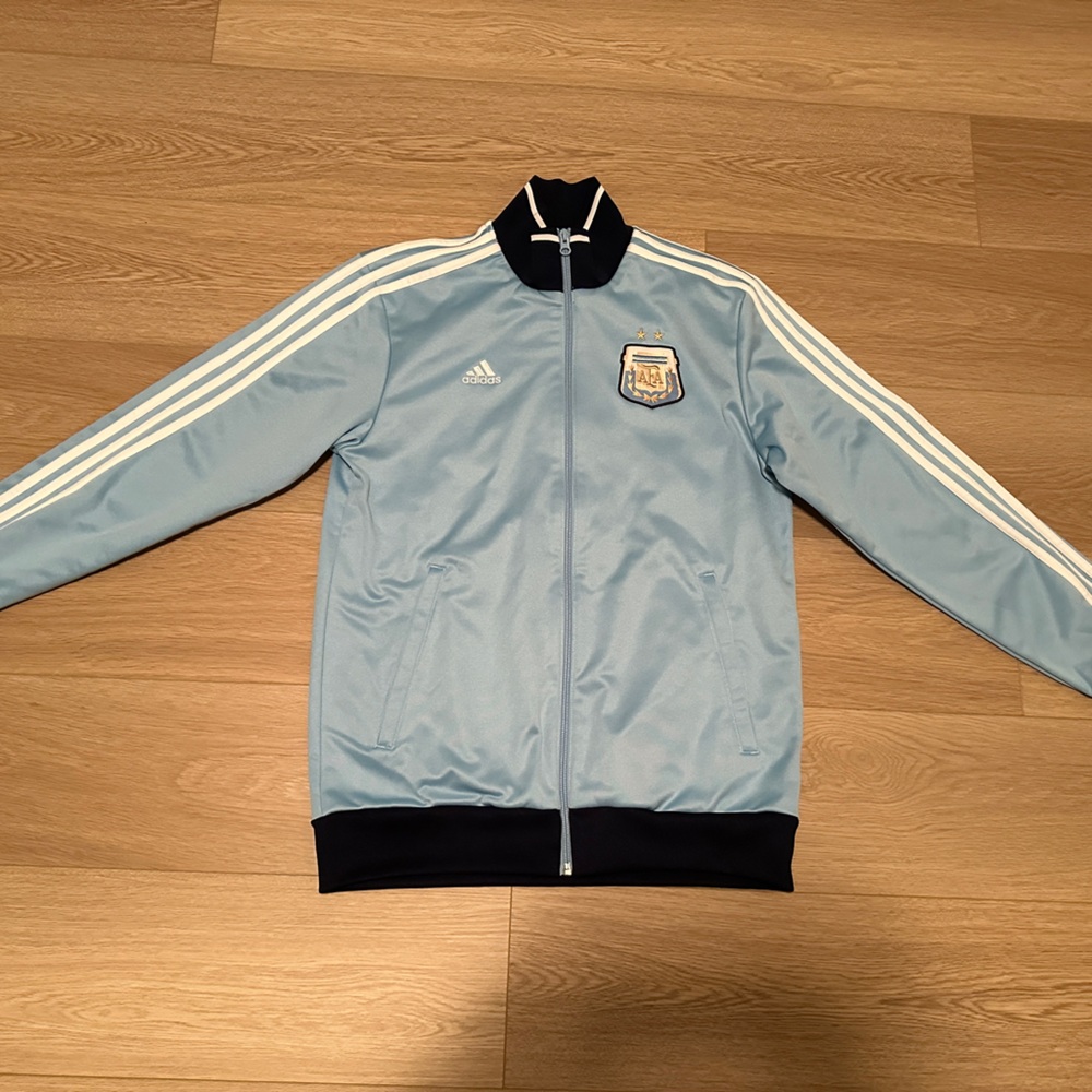 Adidas Messi Argentina soccer track jacket men medium